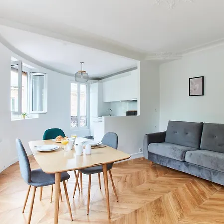 Bnbnook - Bright 1br Near Montmartre & Sacre-coeur Parigi